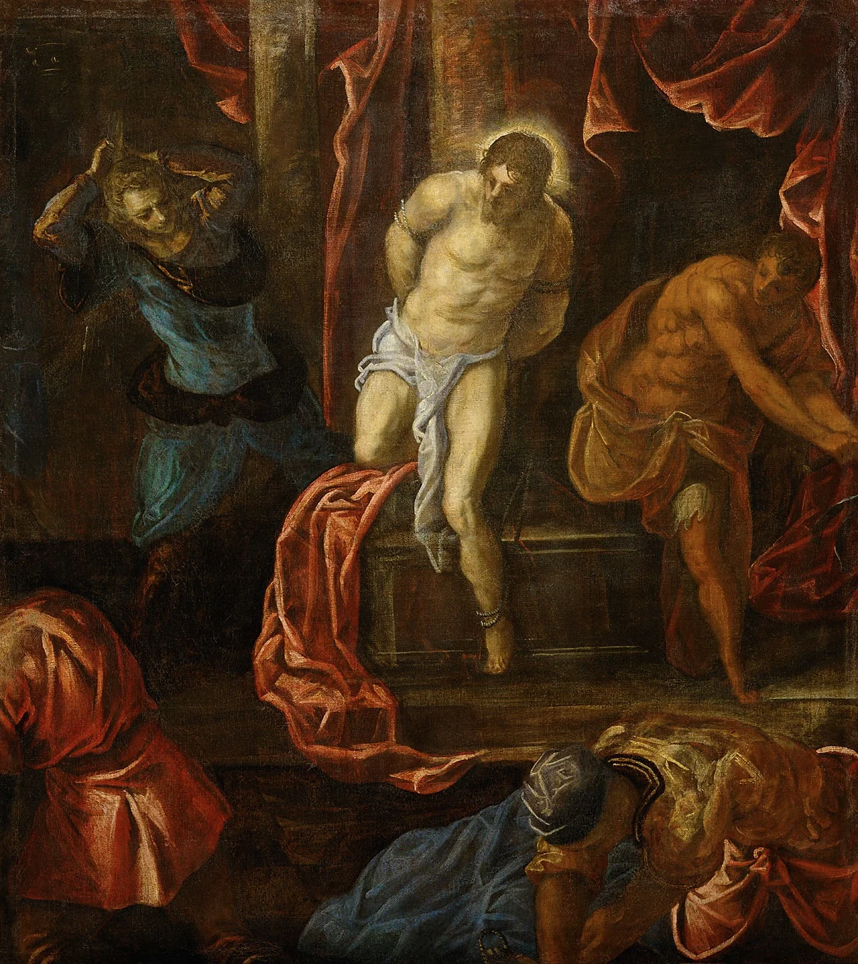 Geisselung Christi, detail