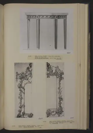 Design for a side table, by John Yenn, 1780