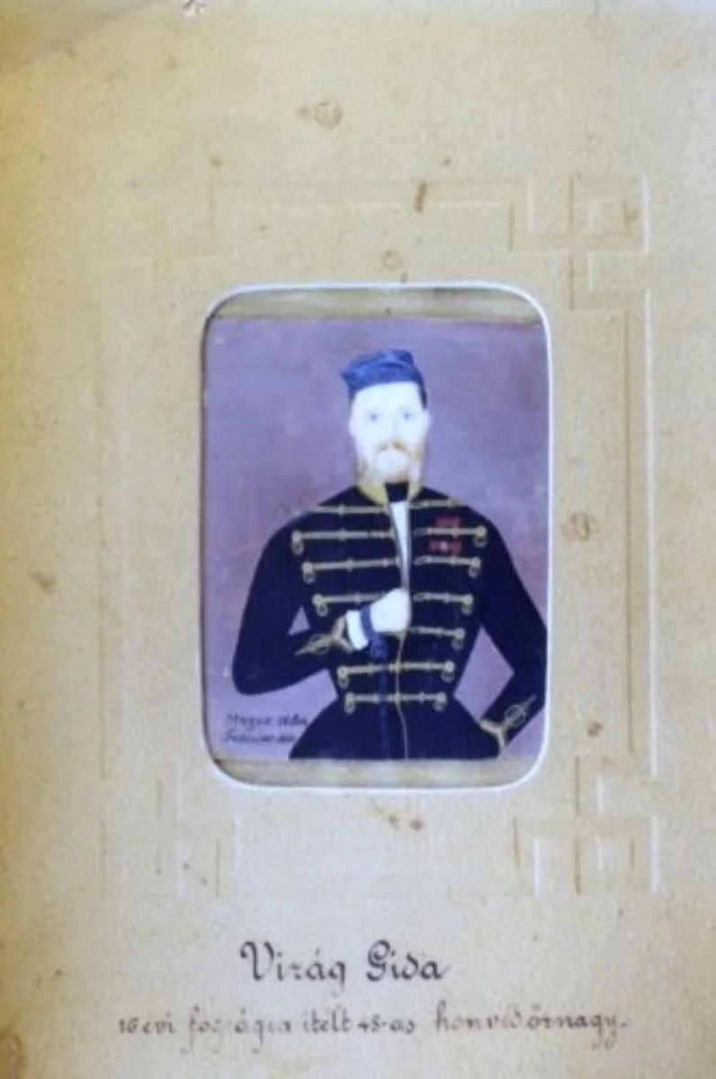Maiorul Virágh Gedeon, detail