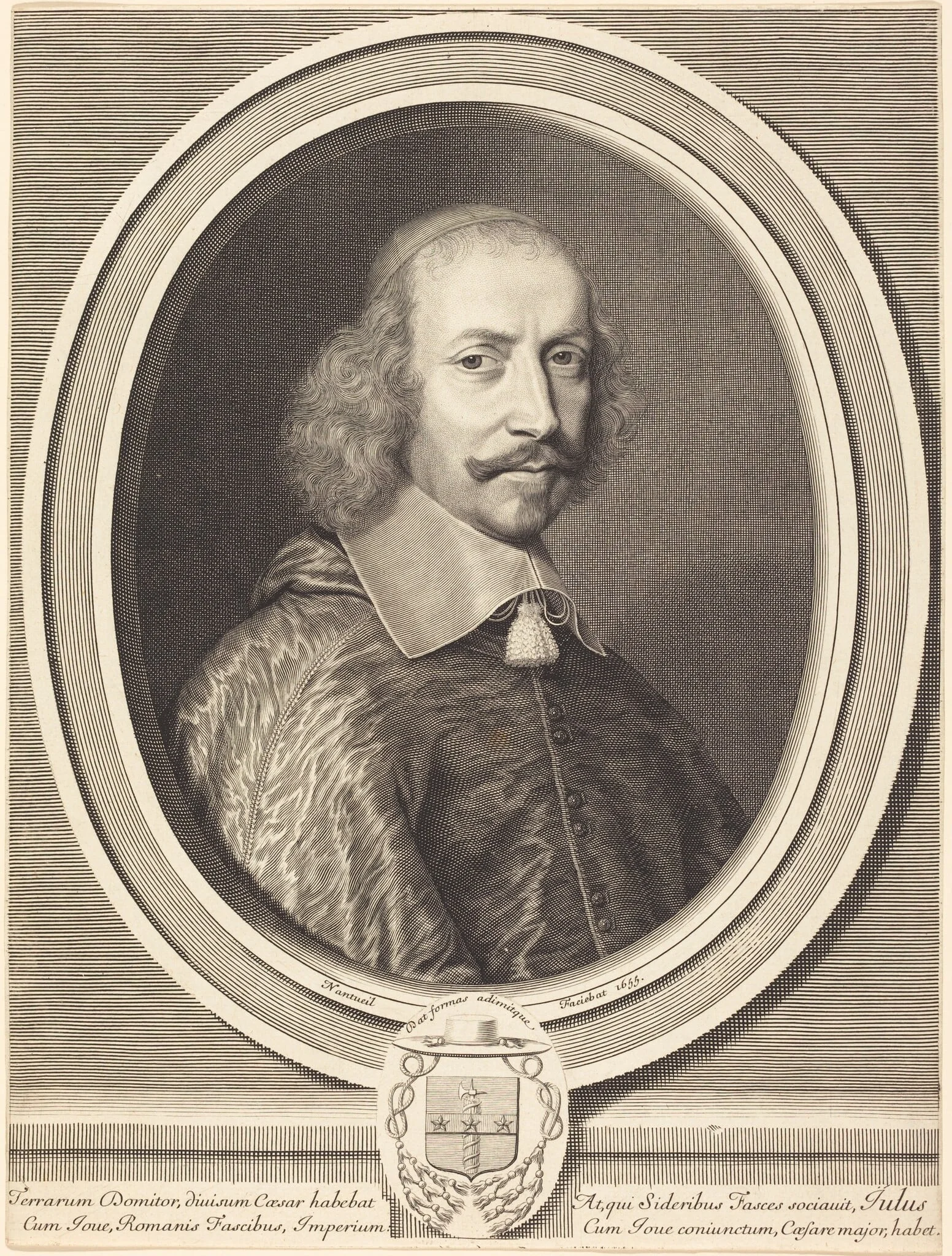 Cardinal Jules Mazarin, detail