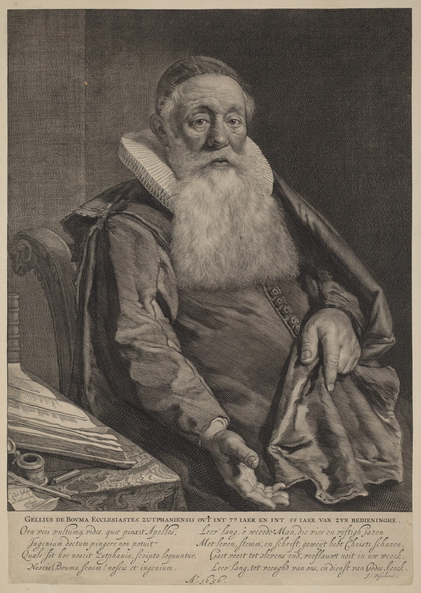 Gellius de Bouma, detail