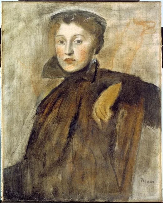Portrait d'une femme, detail