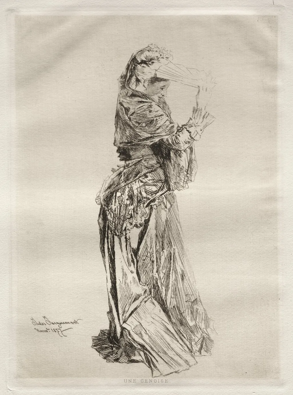 A Genoise, by Jules Jacquemart, 1877