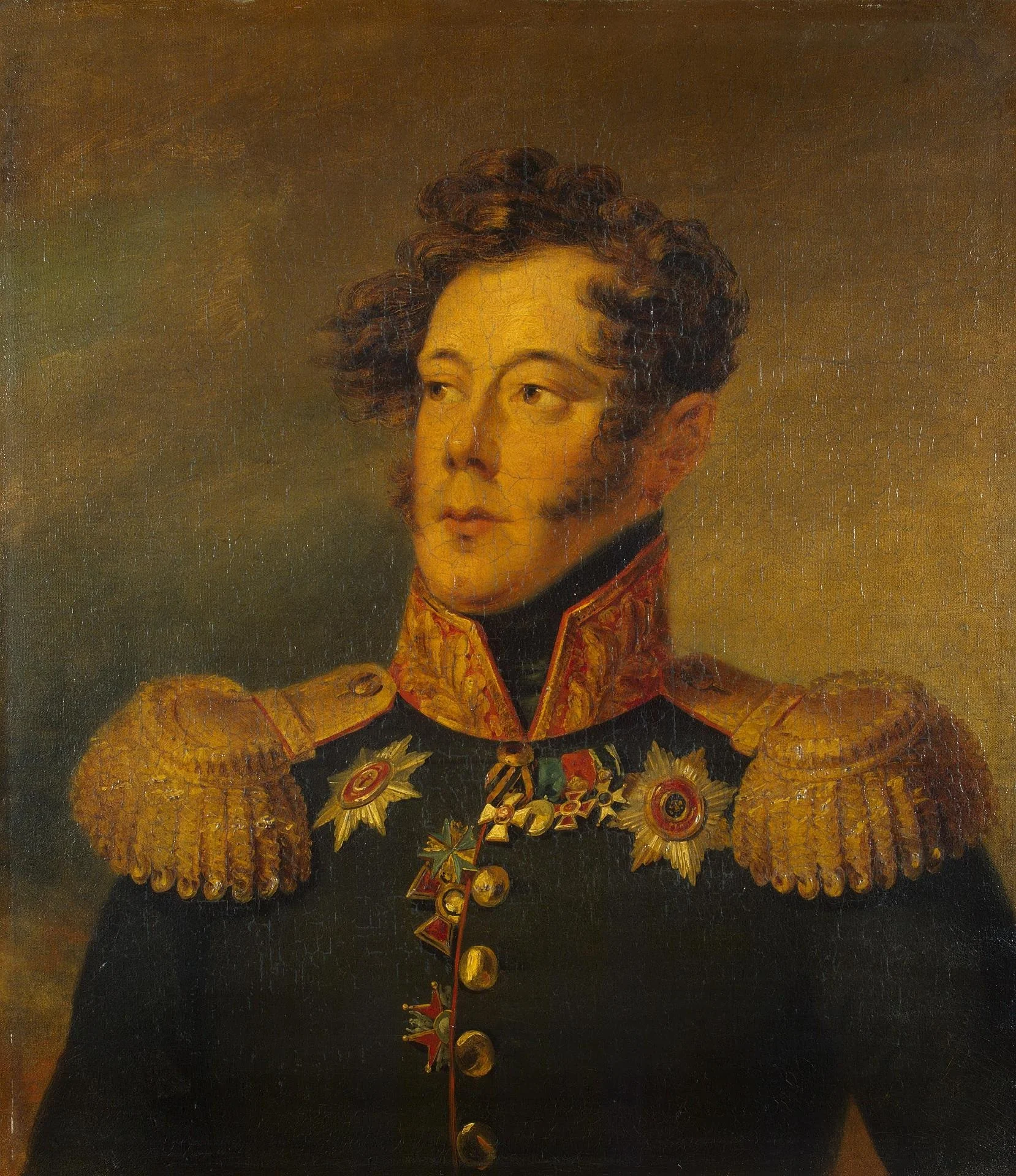Portrait of Alexander I. Albrecht (1788-1828), detail