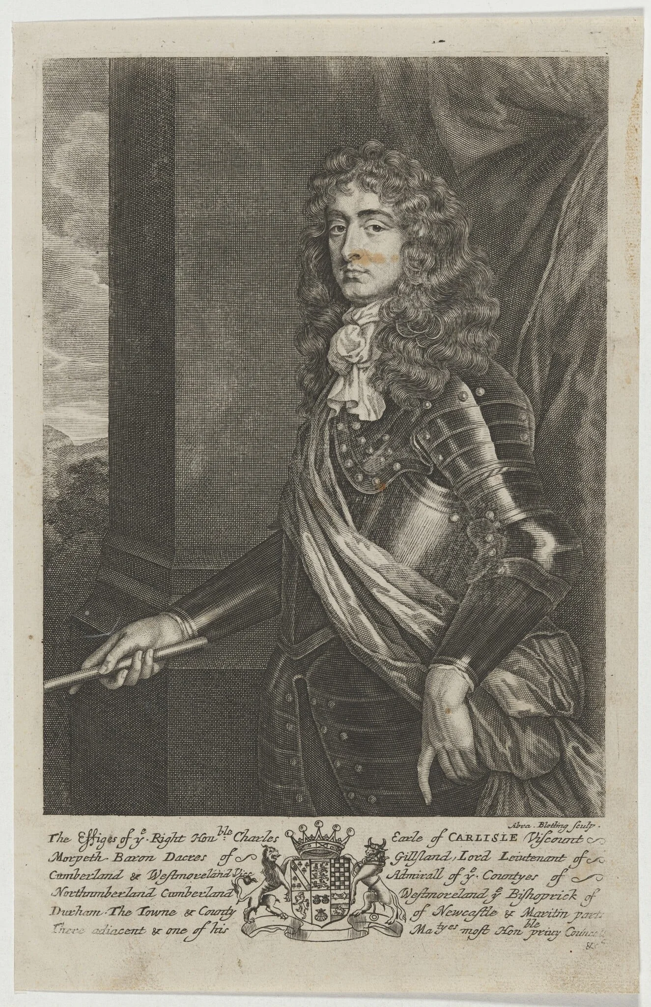 Charles, Earl of Carlisle, detail