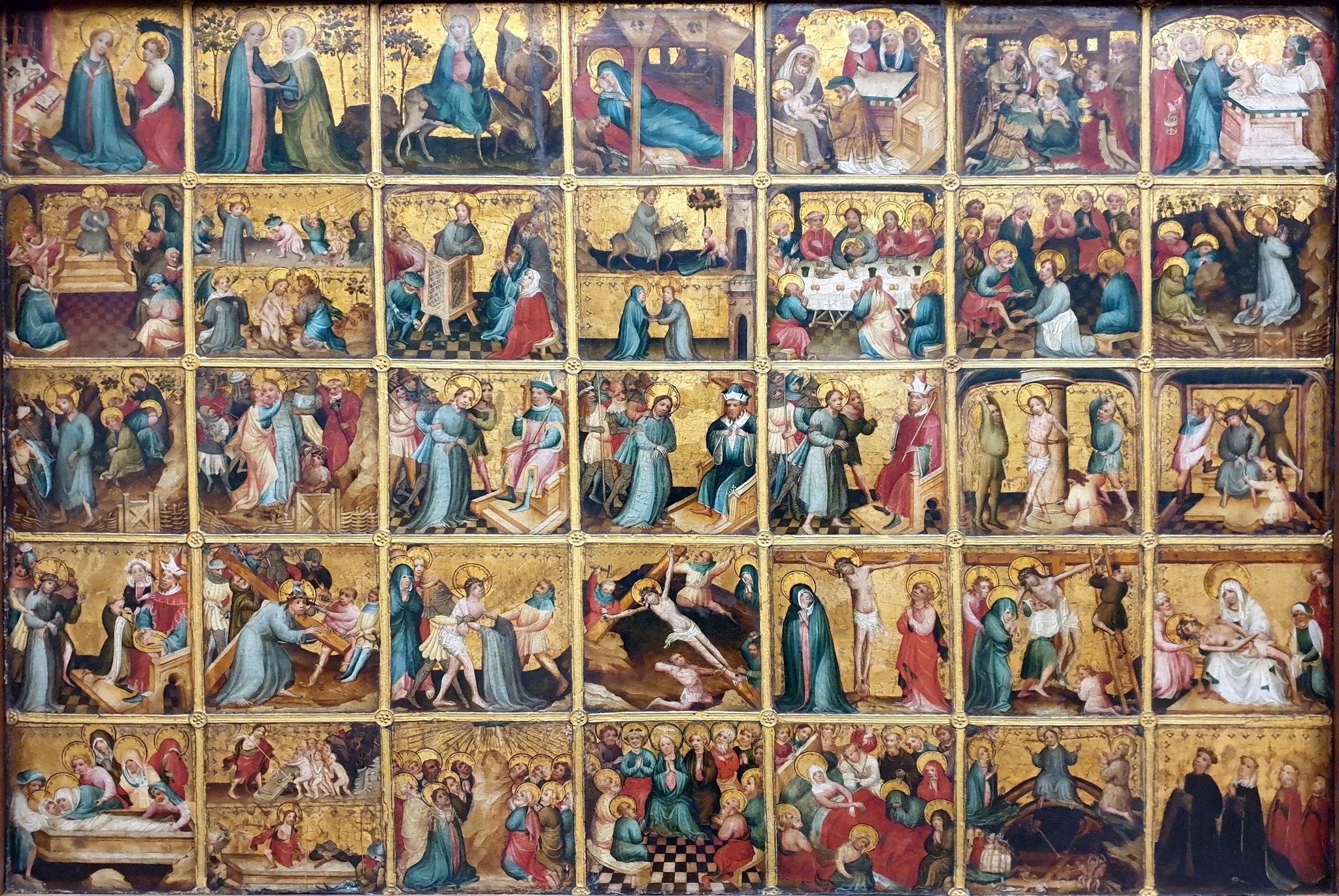 Life of Christ in 35 scenes, detail