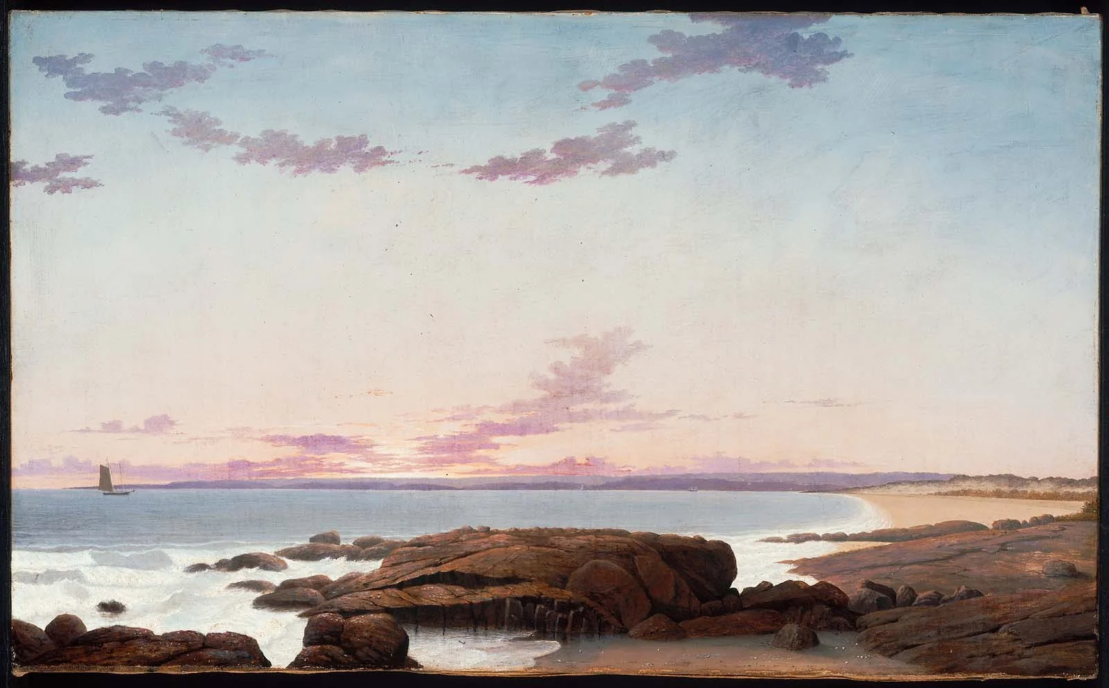 View of Coffin's Beach, detail