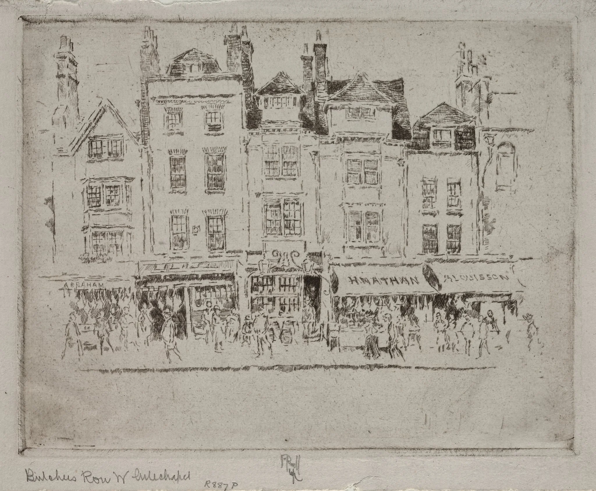 Butcher's Row, Whitechapel, detail