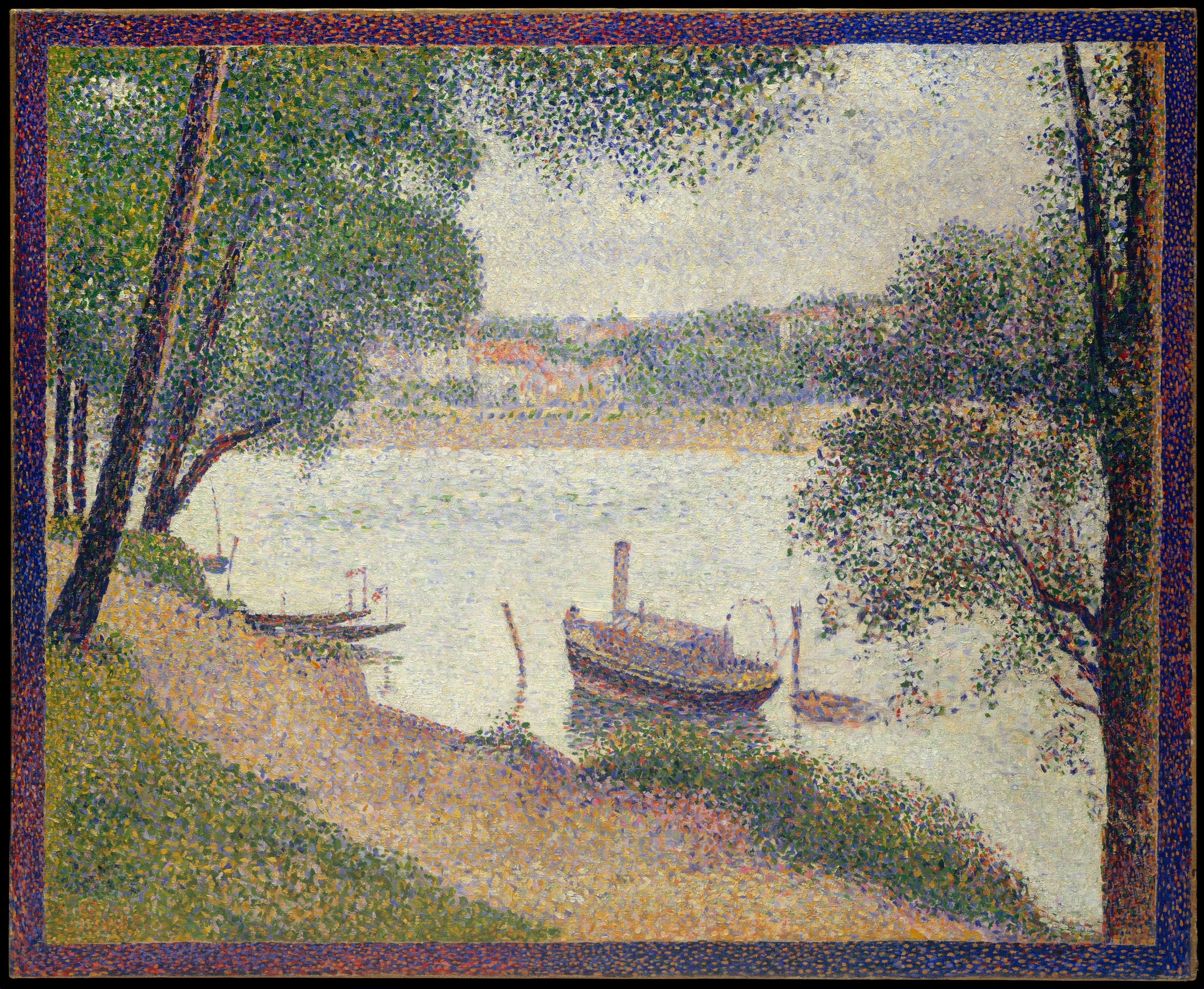 Gray Weather, Grande Jatte, detail
