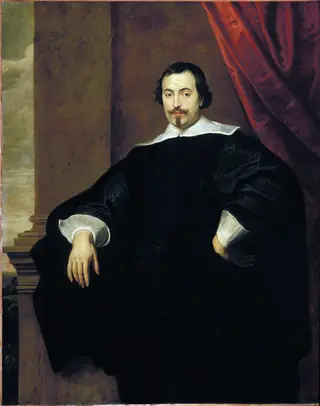 Portrait of a Man, by Anthony van Dyck, oil, 1630