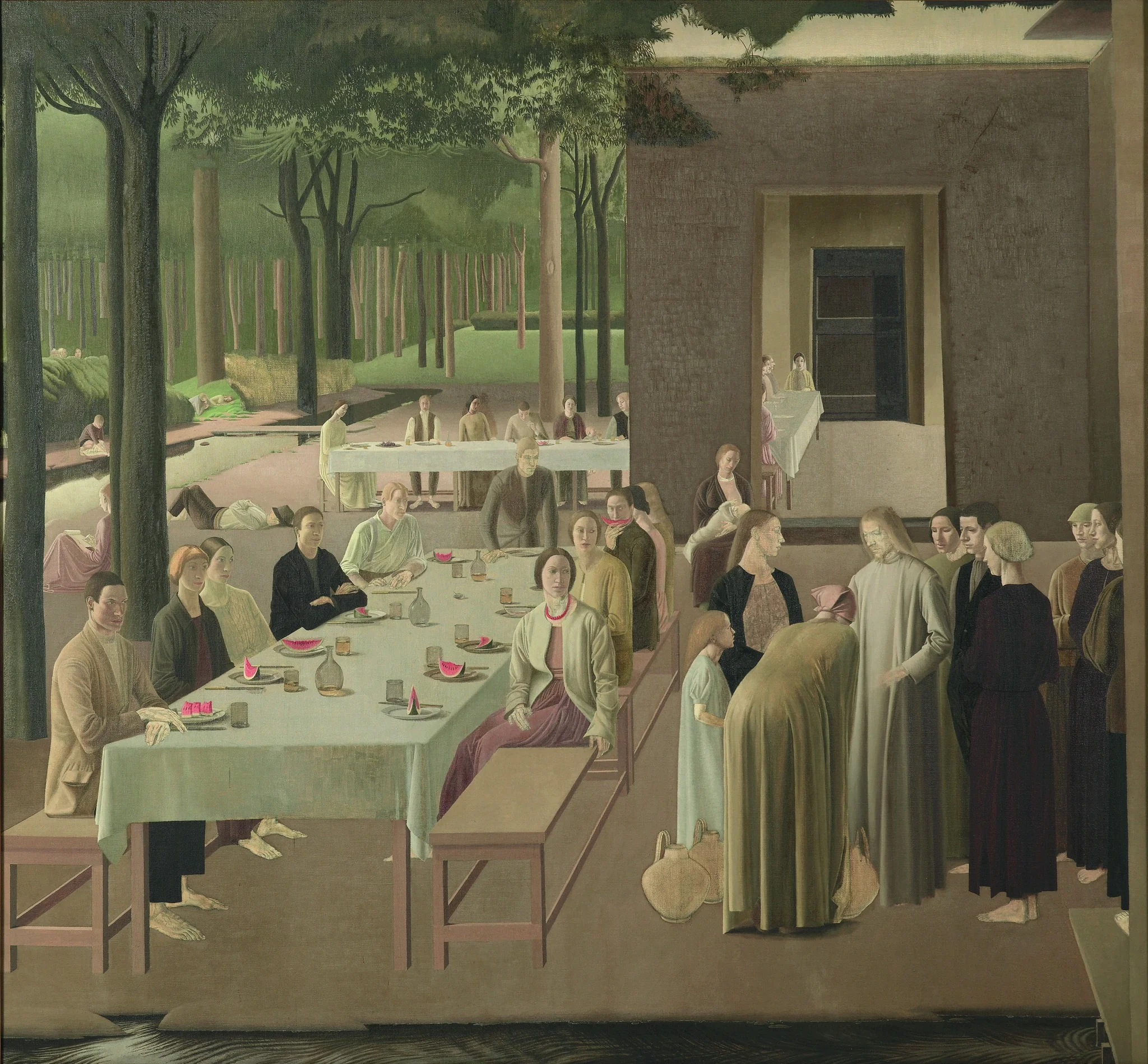The marriage at Cana, detail
