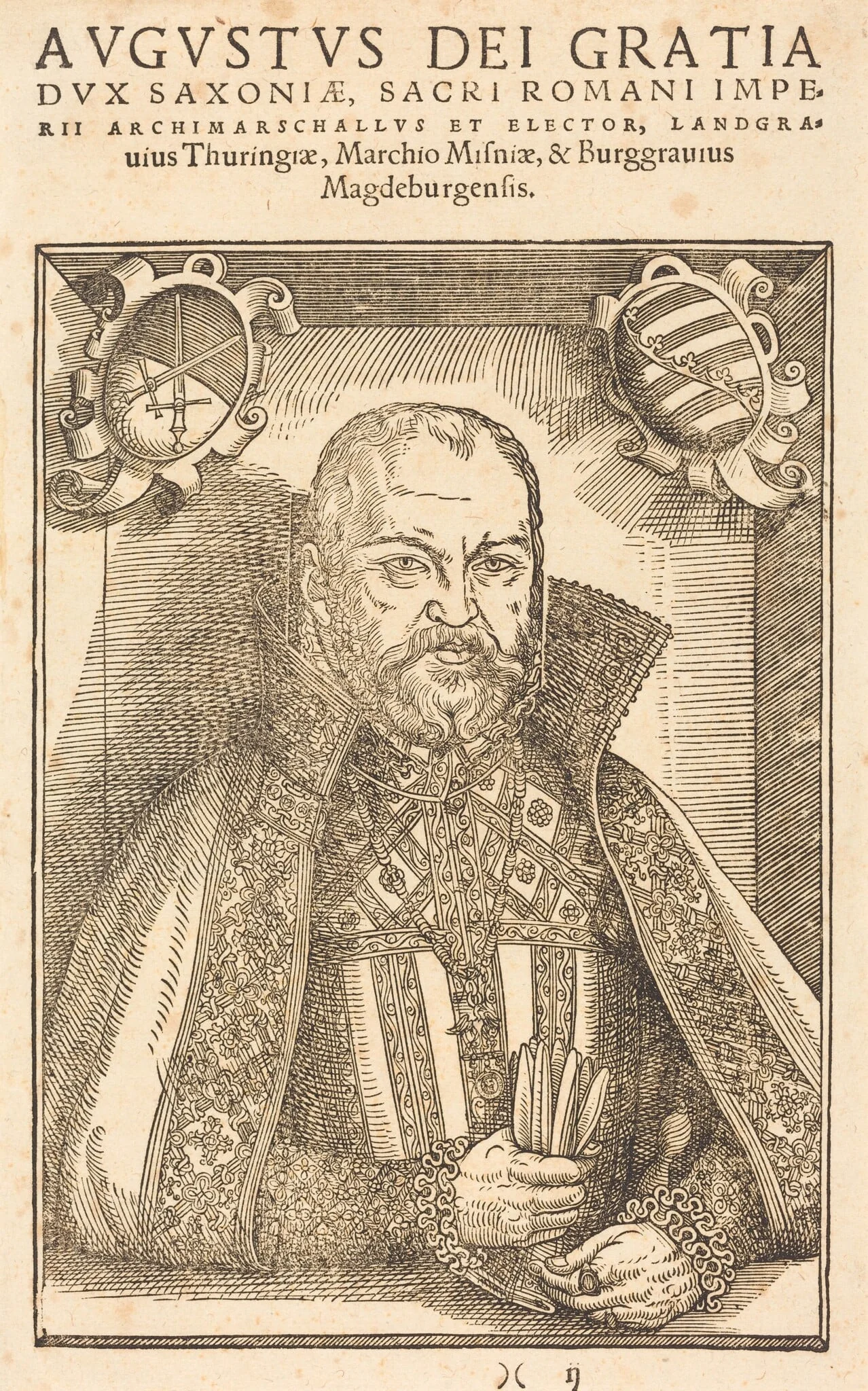 Augustus Hertzog zu Sachsen, detail
