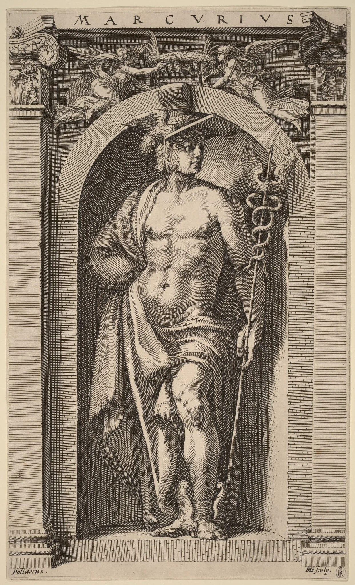 Mercury, detail