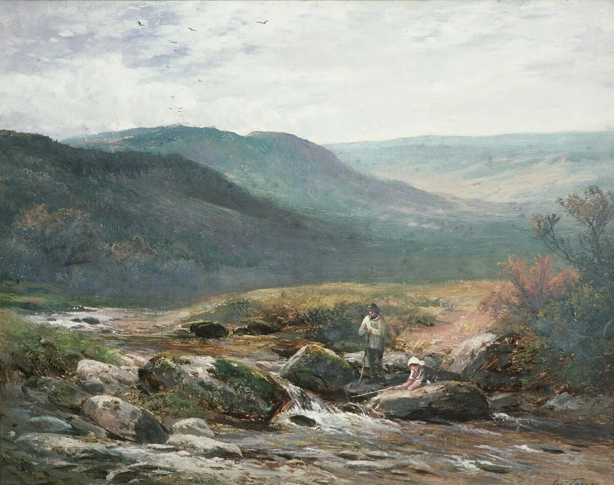 Trout Stream near Bettws y Coed, detail