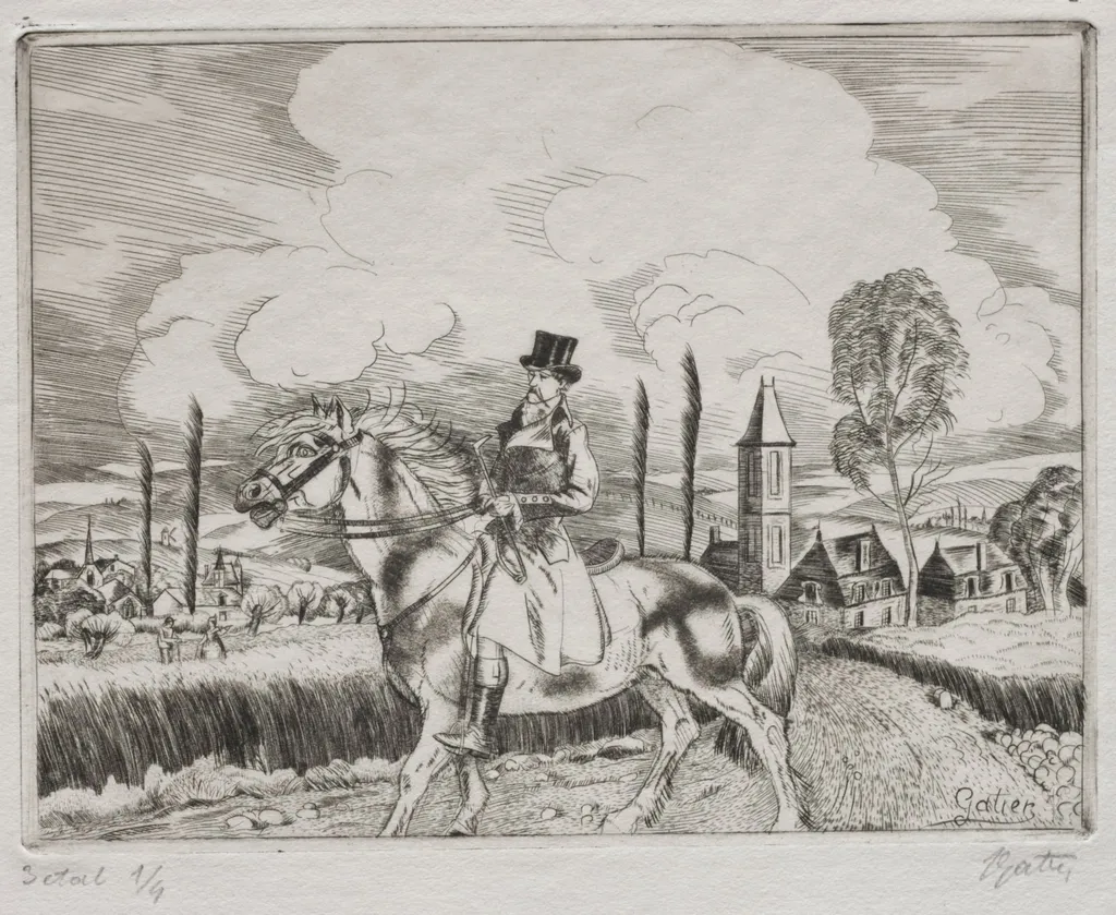 Le vieux gentilhomme, by Pierre Louis Gatier, 1904