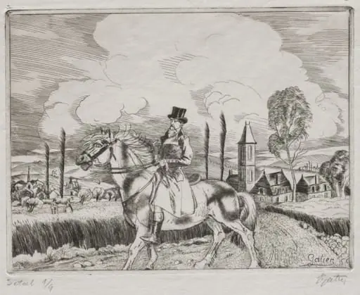 Le vieux gentilhomme, by Pierre Louis Gatier, 1904