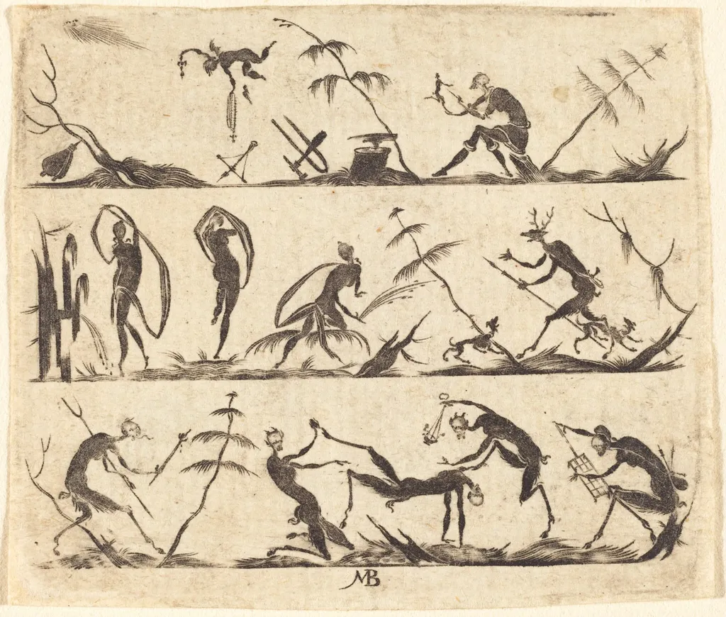 Ornament, by Mathias Beutler, ink, 1602