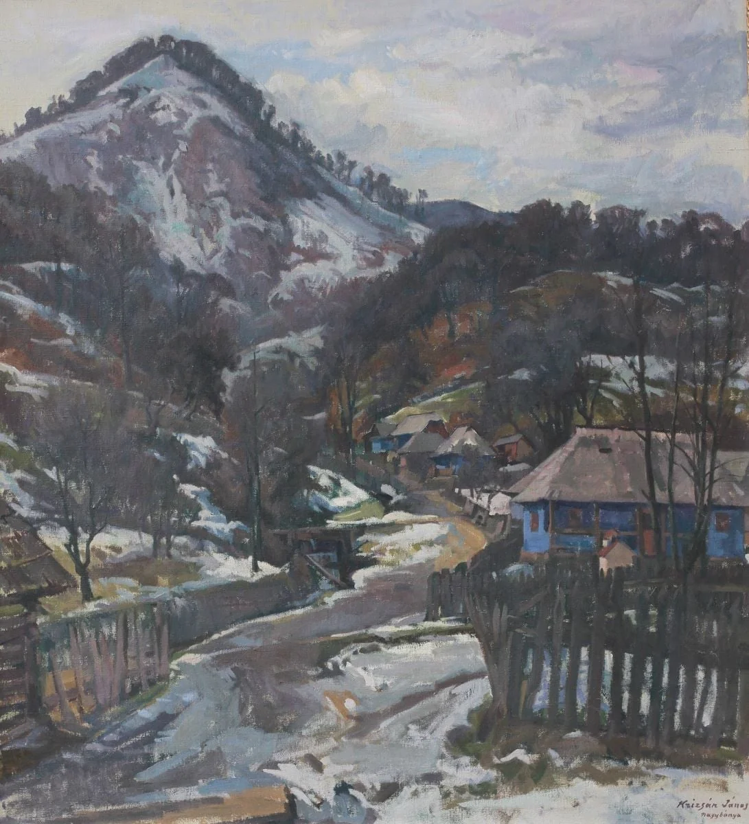 Martie (Peisaj din Baia Mare), detail