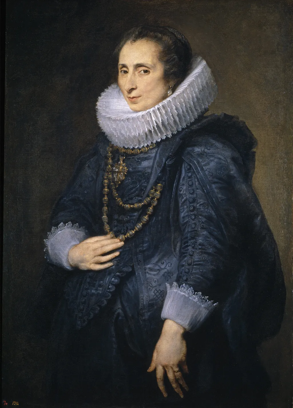 Unknown Lady, by Anthony van Dyck, oil, 1628