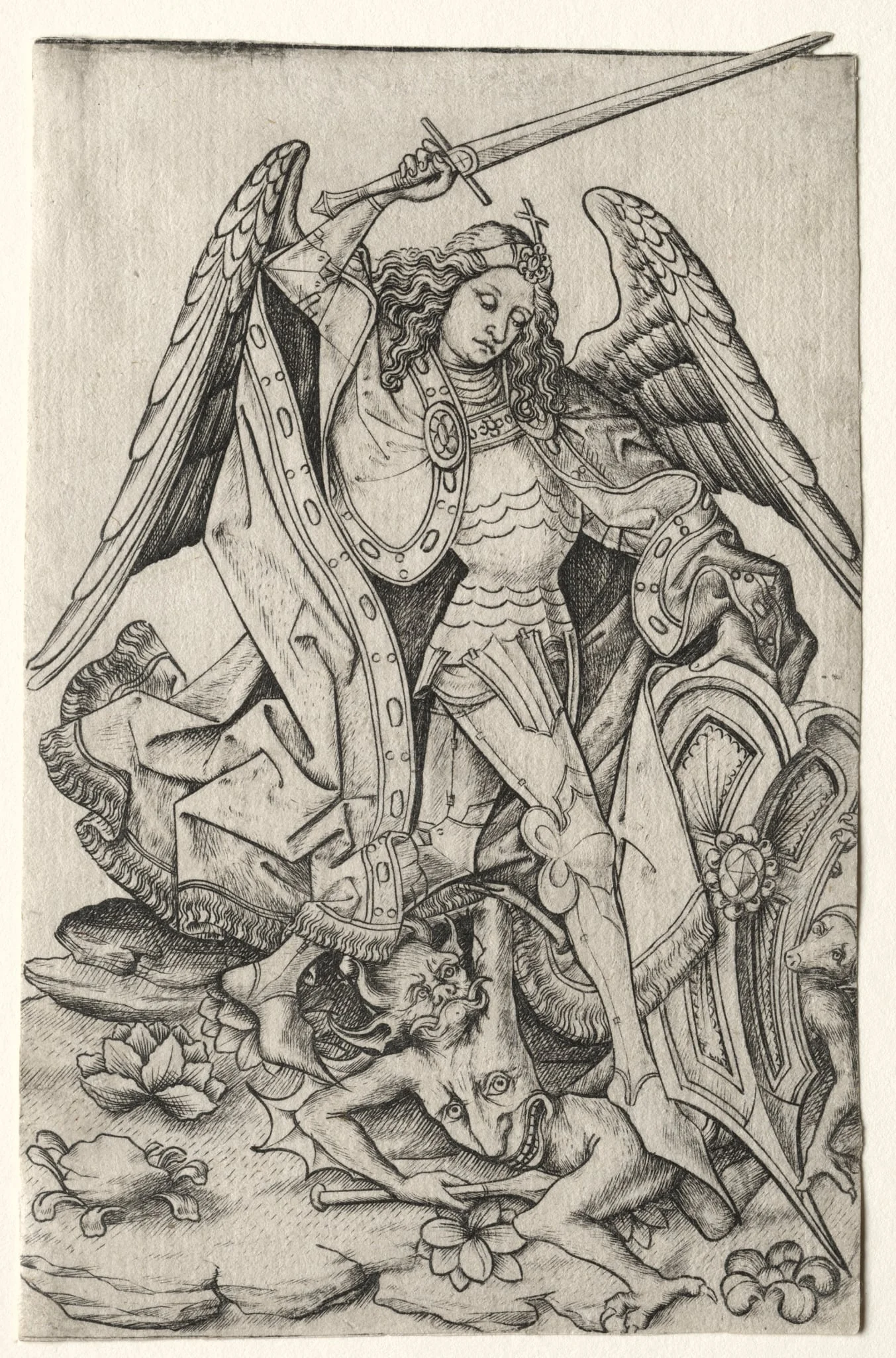 Saint Michael, detail