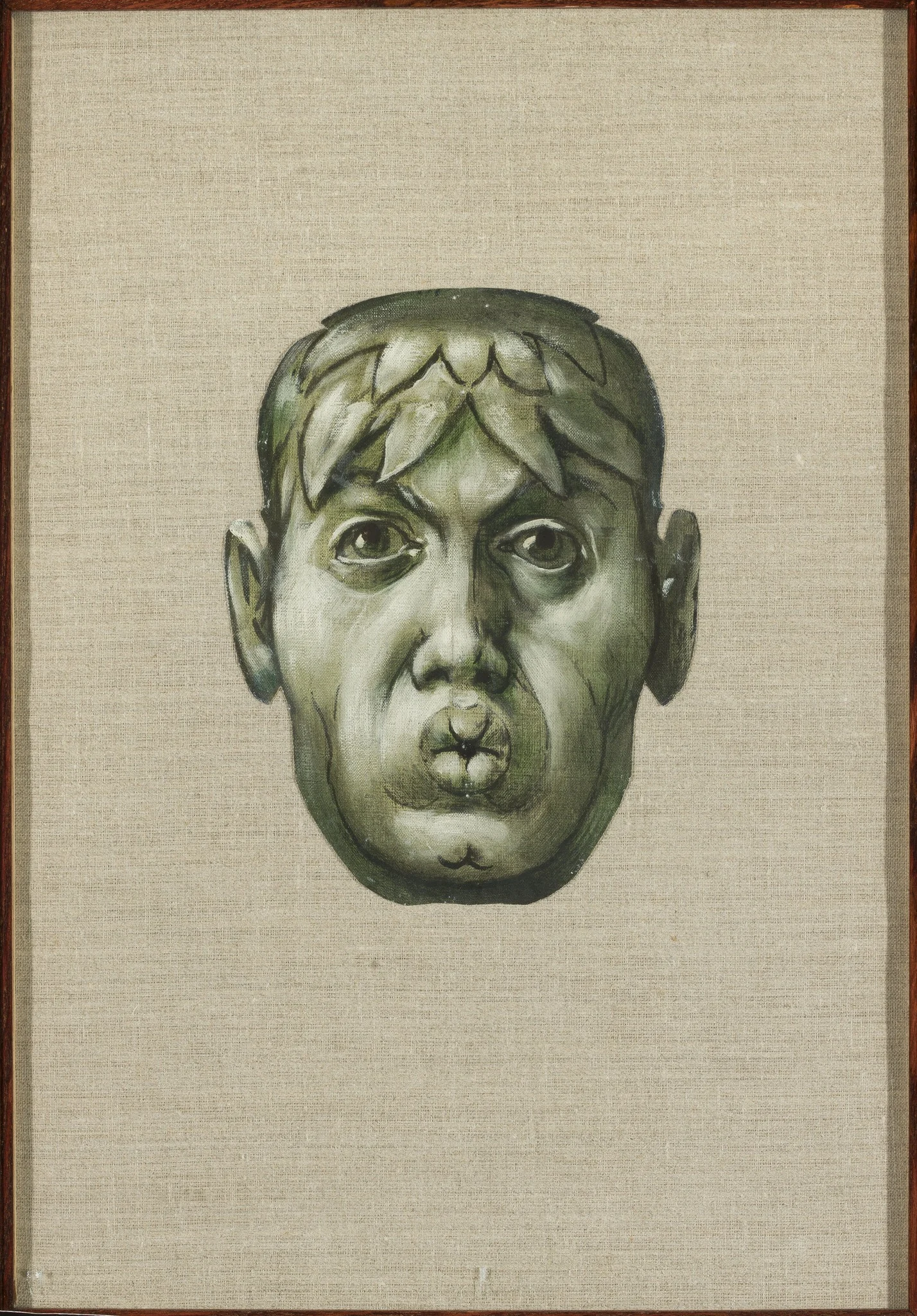 Blowing mask, detail