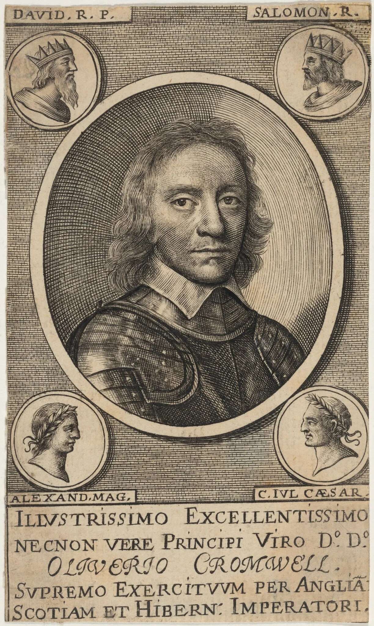 Oliver Cromwell, detail