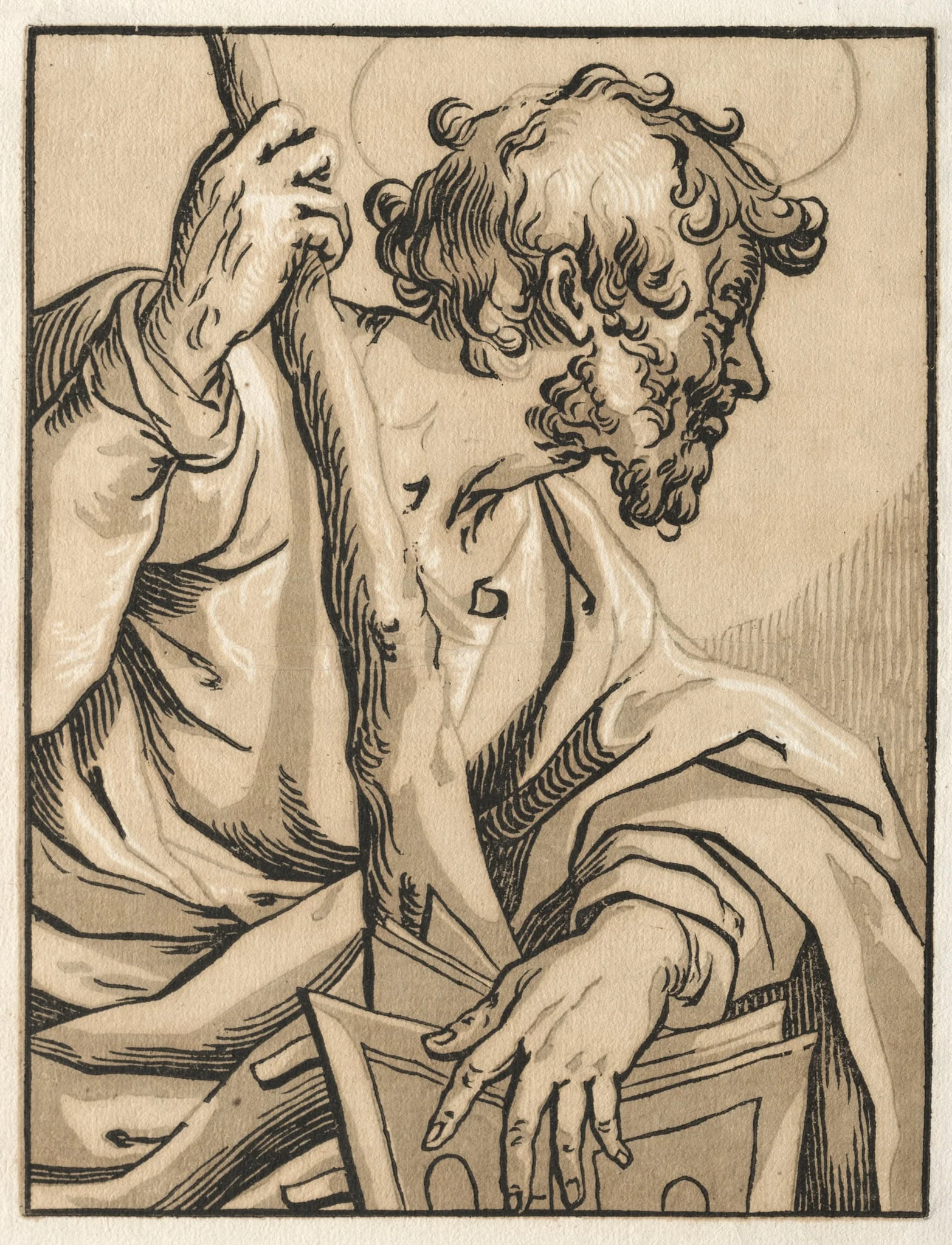 Christ and the Apostles: St. Judas Thaddeus (with the Club), detail