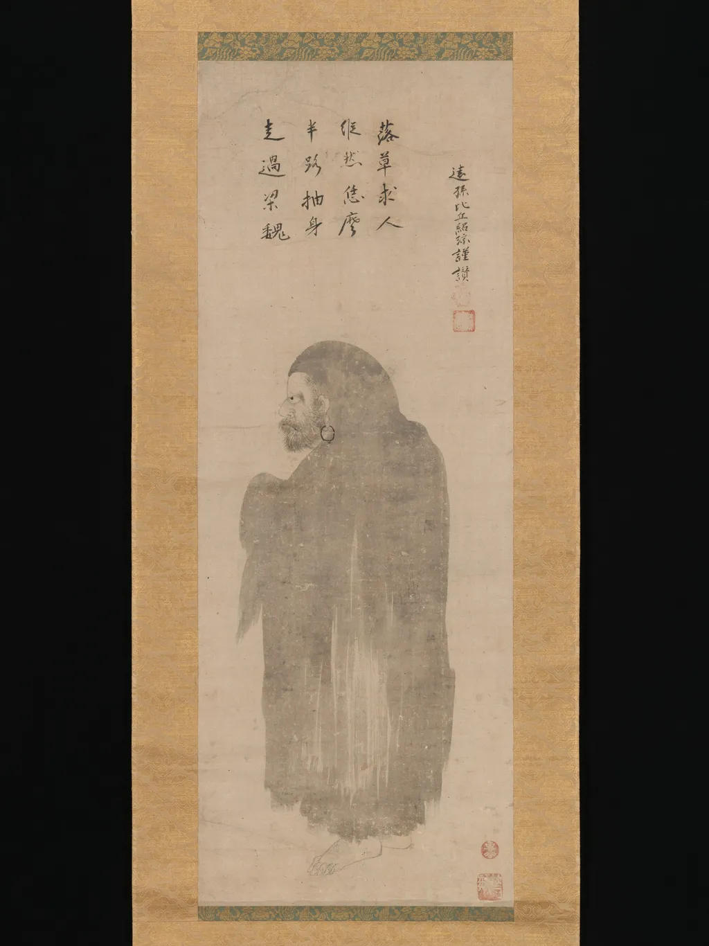Bodhidharma, by Unkoku Tōgan, unspecified, 1600