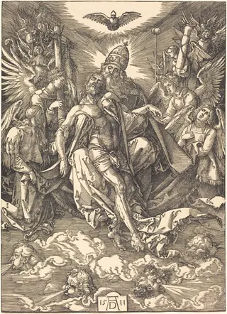 The Trinity, by Albrecht Dürer, ink, 1511