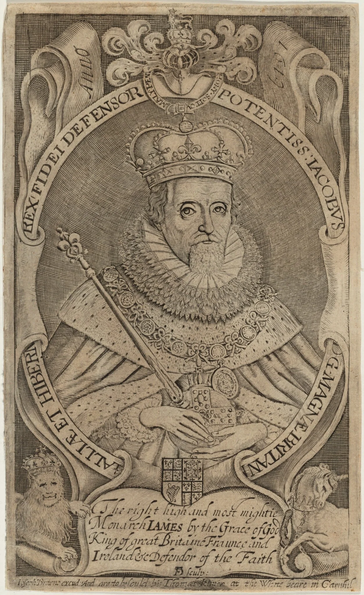 James I, detail
