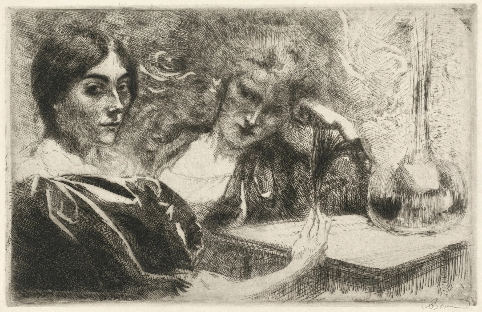 Morphine Addicts (Morphinomanes), detail