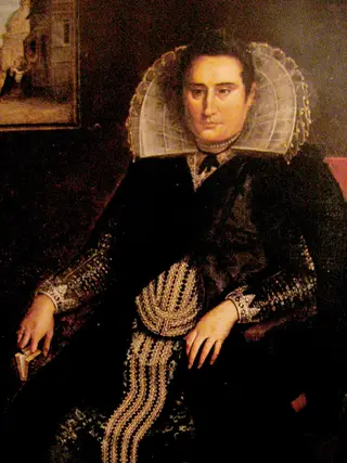 Ritratto di gentildonna gravida, by Francesco Zucco, unspecified, 1608