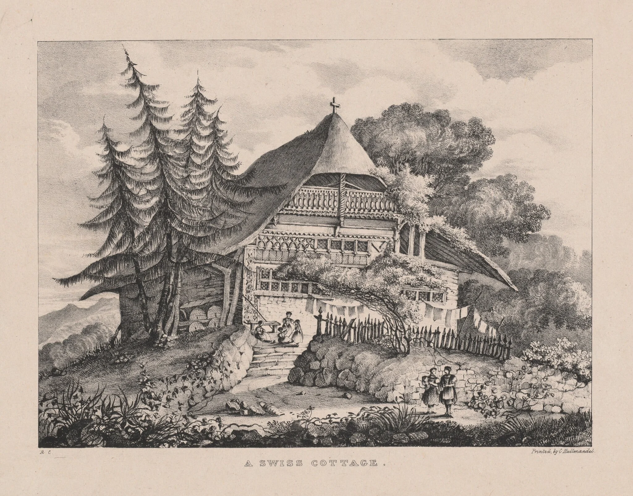 A Swiss Cottage, detail