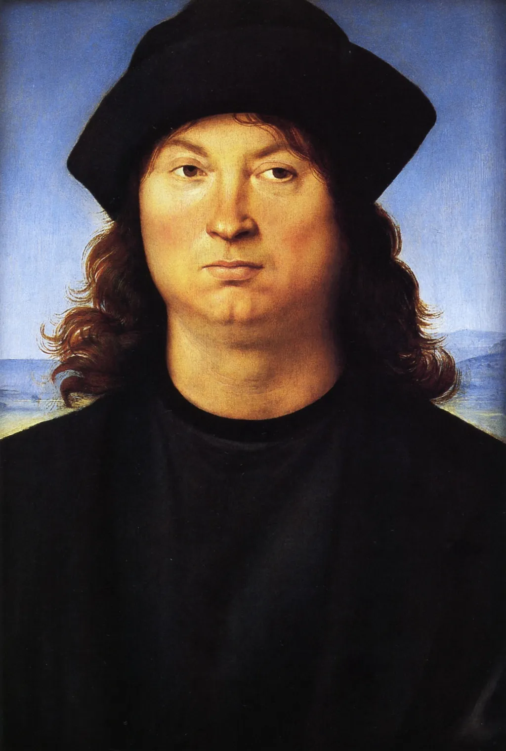 Portrait of a Man, by Raphael, oil, 1503