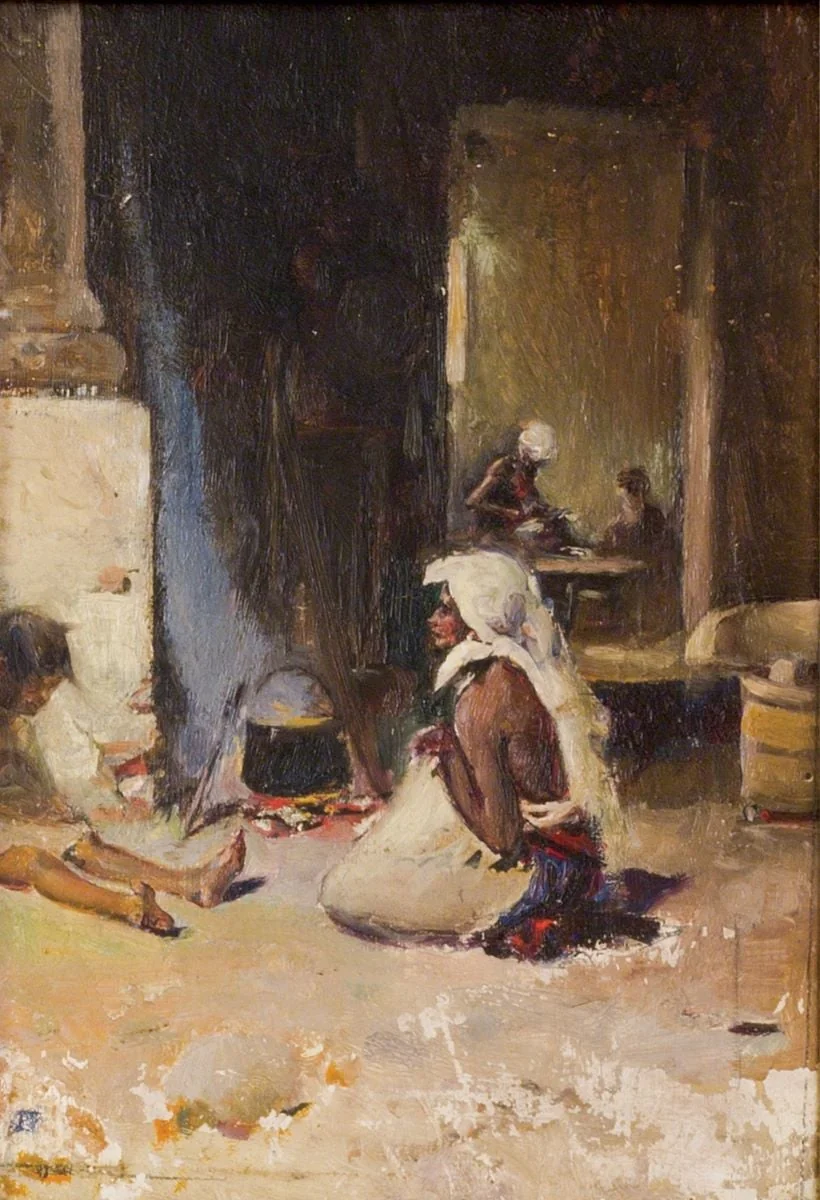 Țigănuși la mămăligă, detail