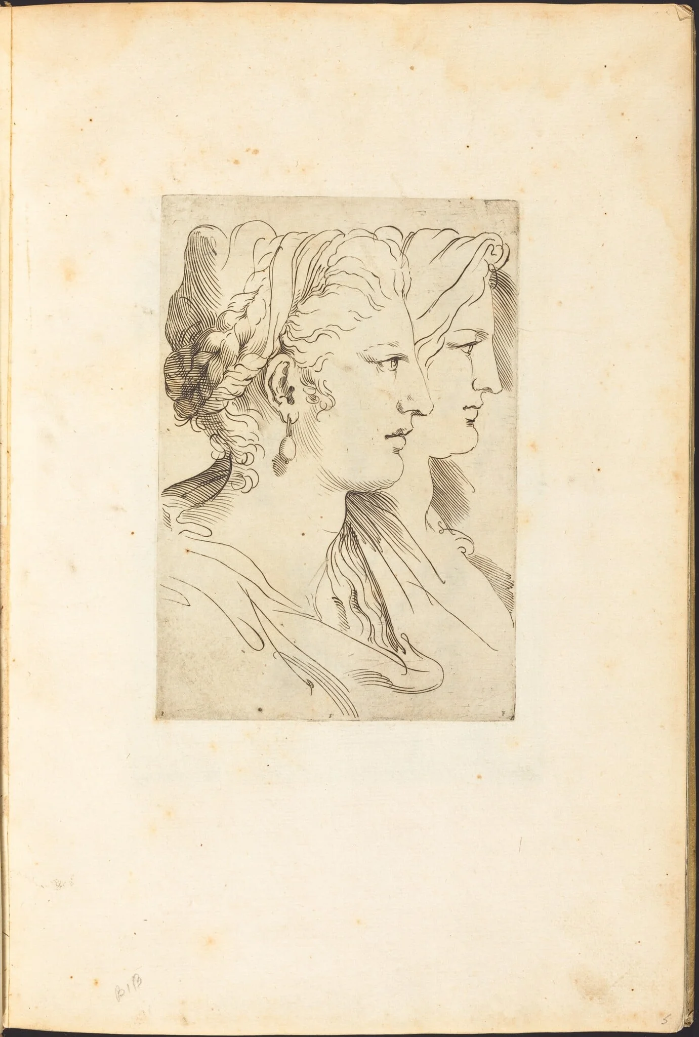 Print from Drawing Book, detail