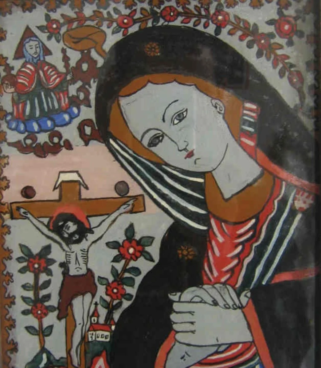 Maica Domnului Îndurerată, detail