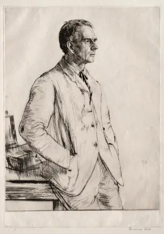 Reverend C. H. Grinling, by Francis Dodd, 1920