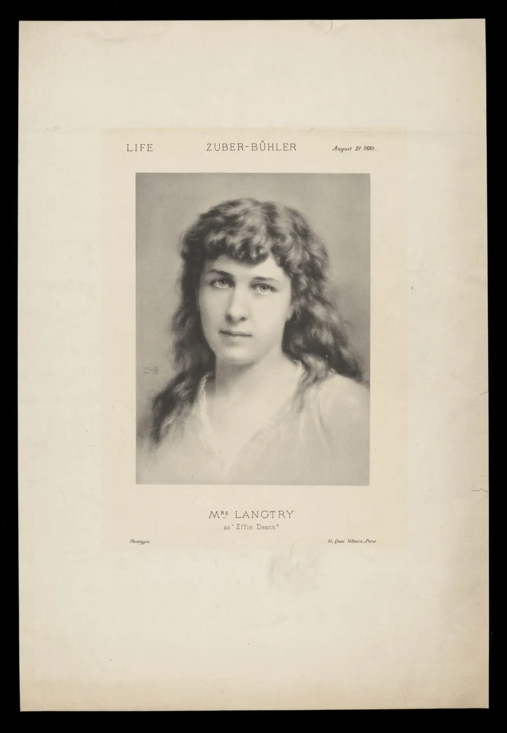 H Beard Print Collection, by Fritz Zuber-Bühler, 21