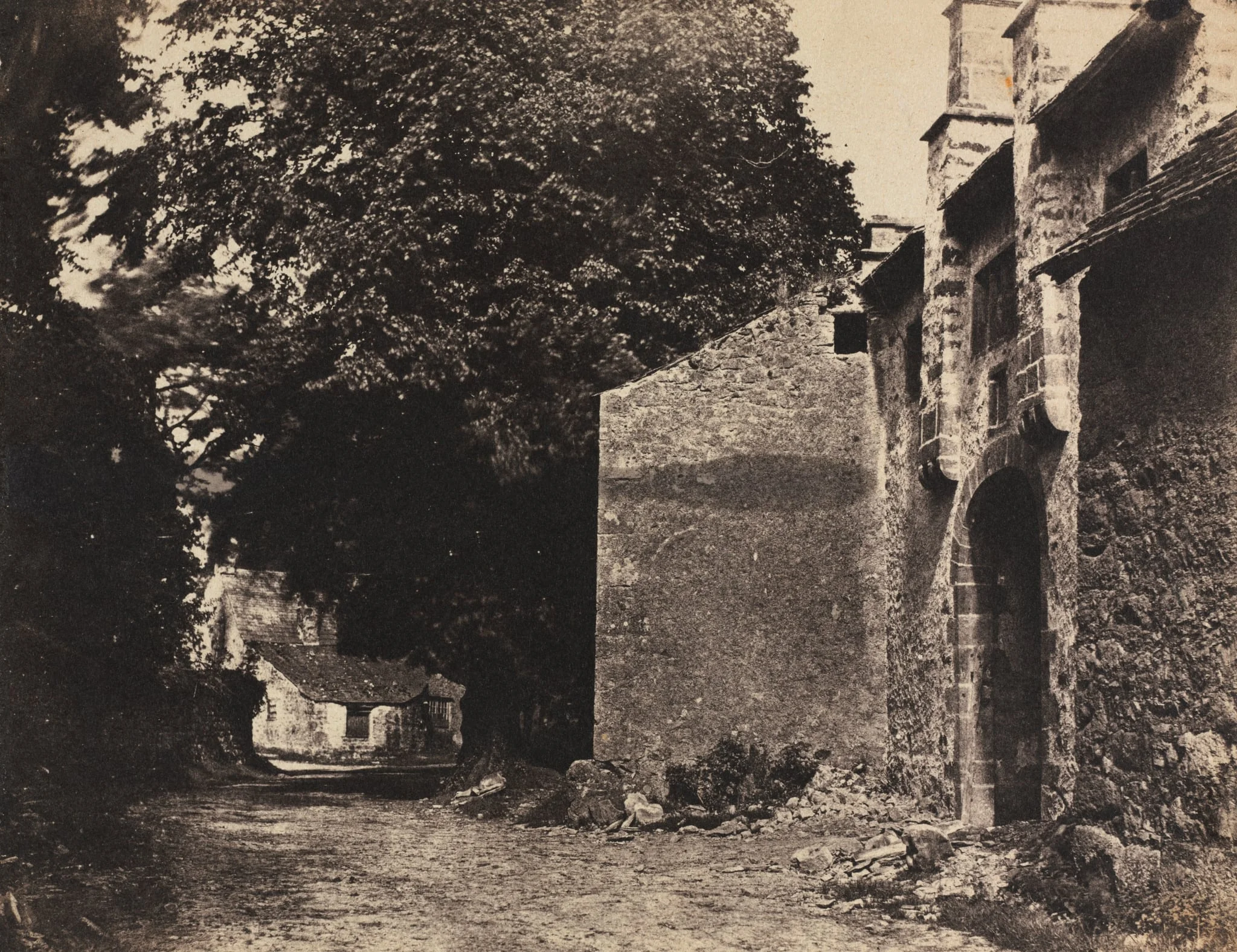 Gateway to Borwick Hall, Lancashire, detail