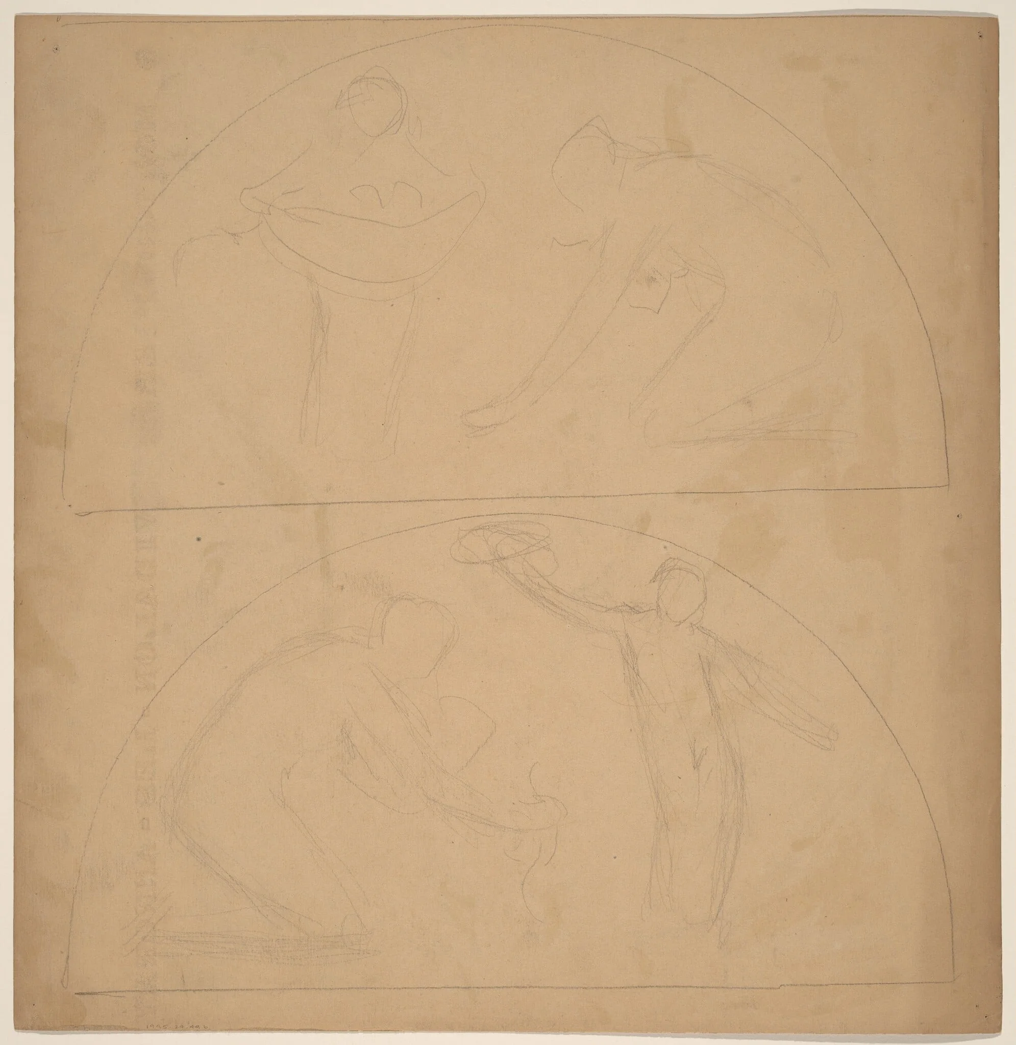 Study for a Border Design [verso], detail