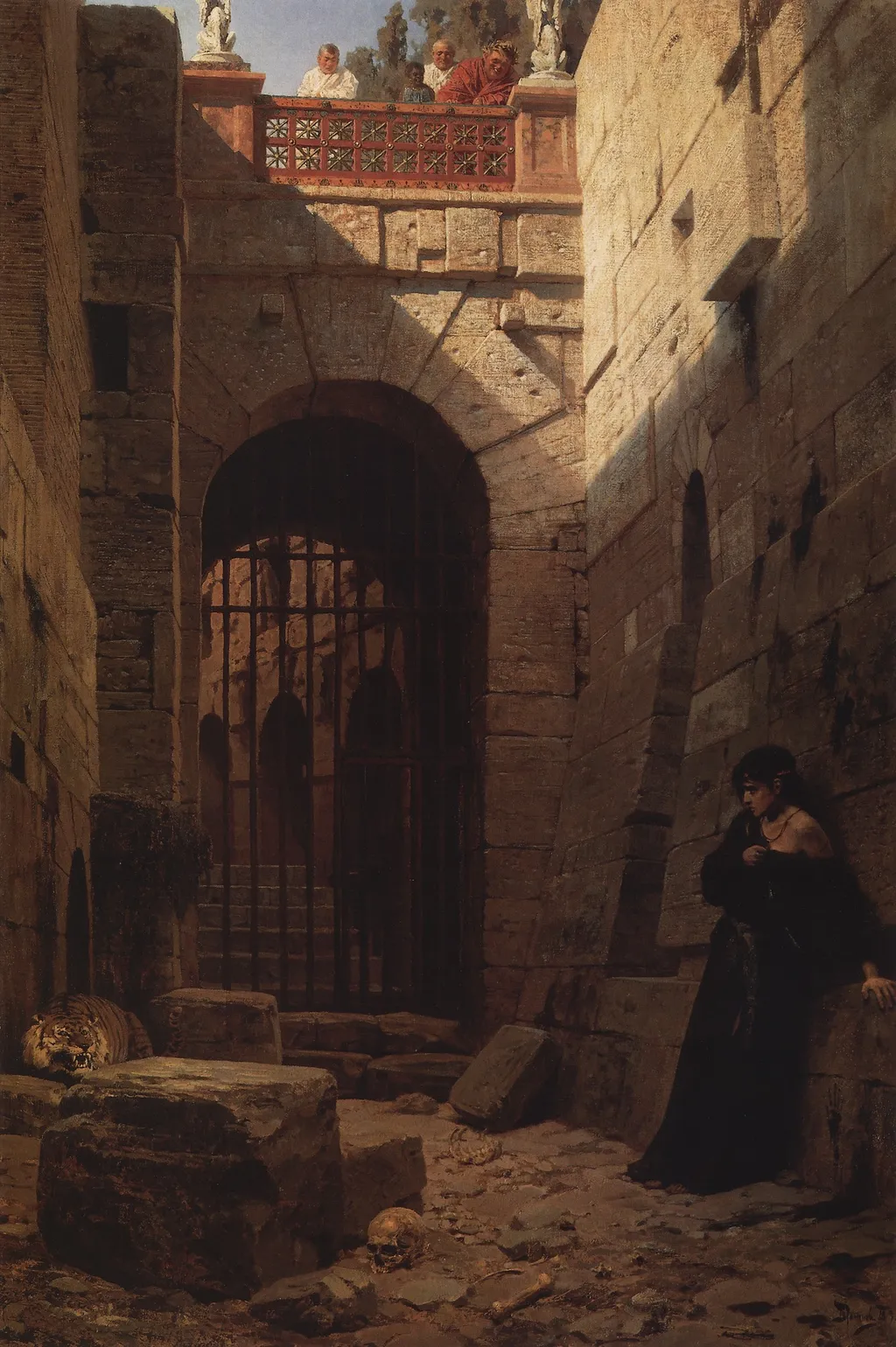Caesar's joy, by Vasily Polenov, oil, 1890