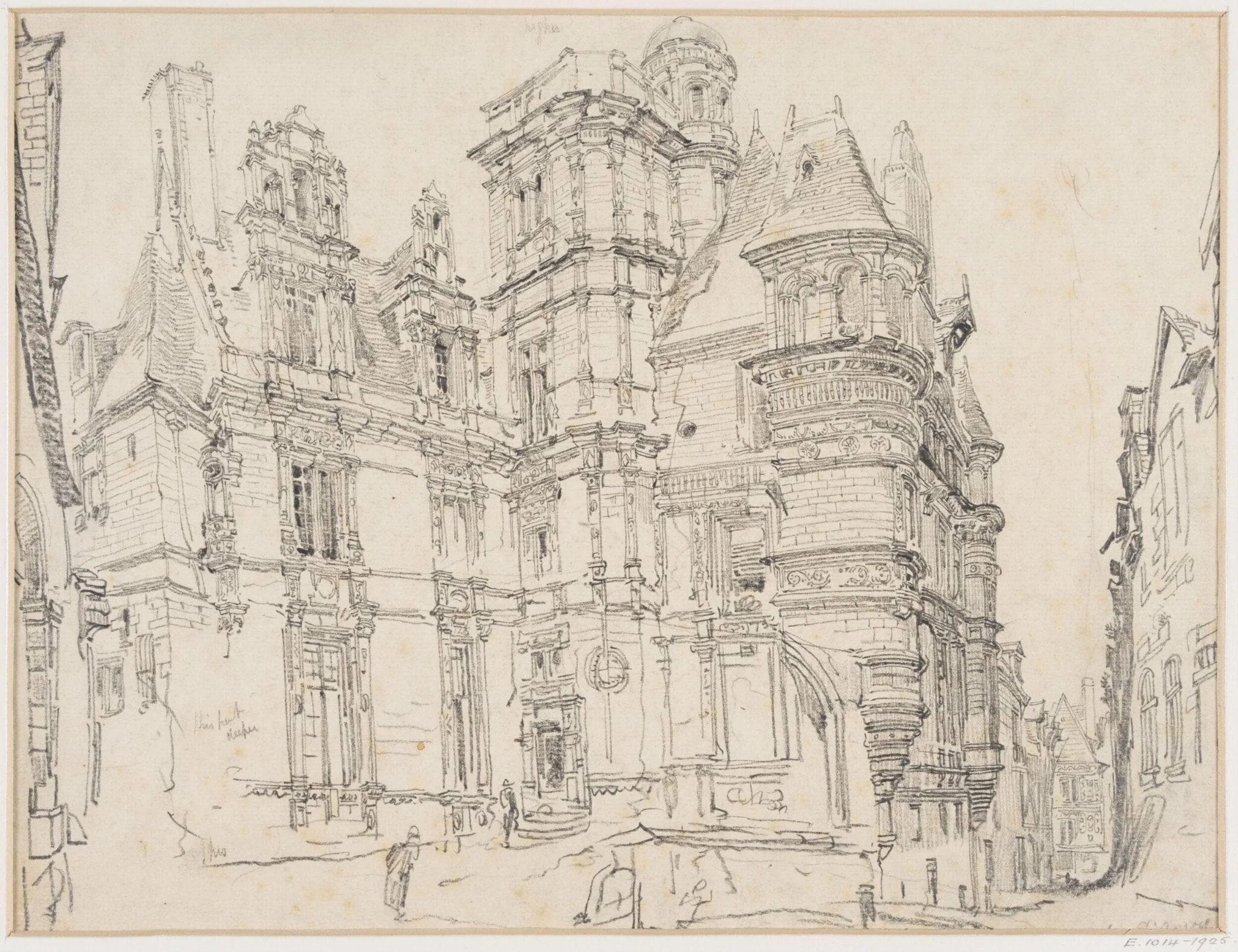 Angers-Maison duc D'Anjou, detail