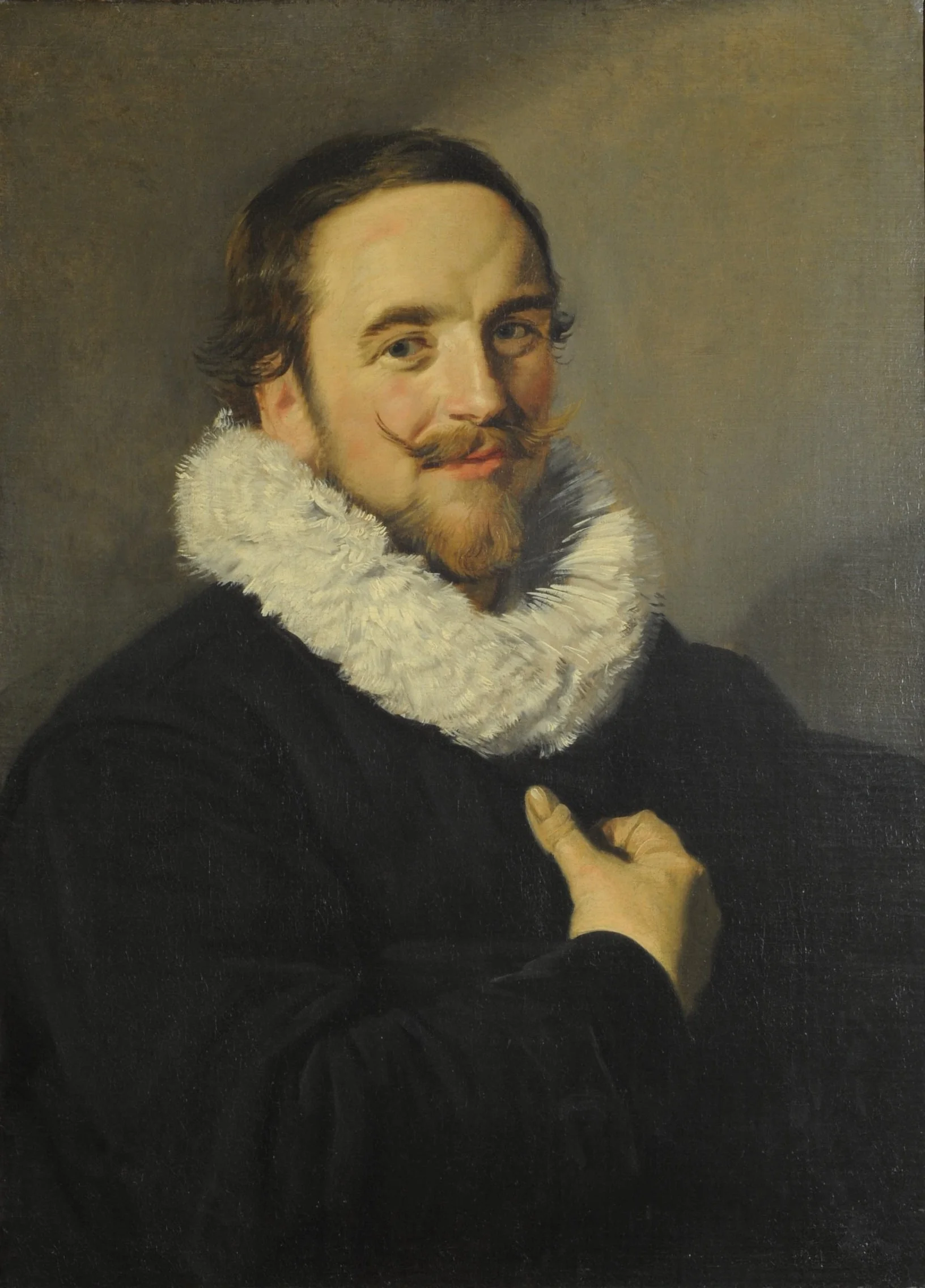 Portrait of a gentleman, detail