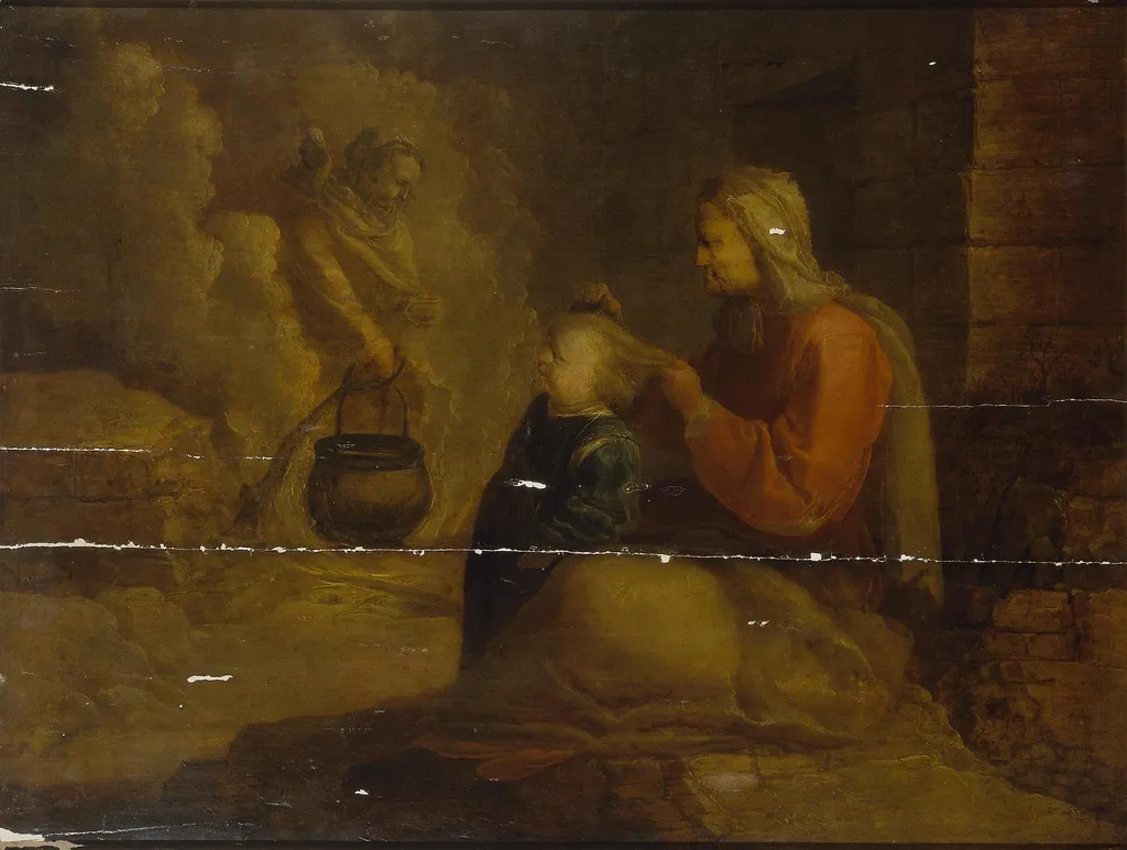 Halt of Gipsies, by Jan van der Venne, oil, 1640