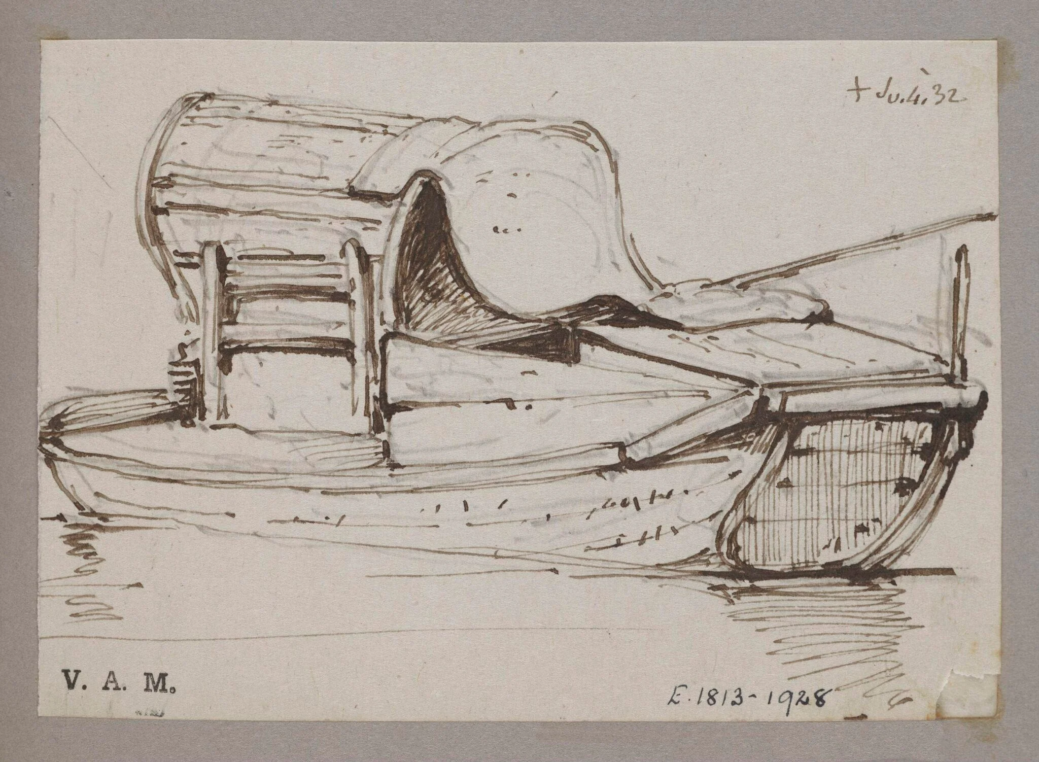 A Tanka boat, detail