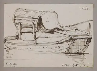 A Tanka boat, by George Chinnery, 6