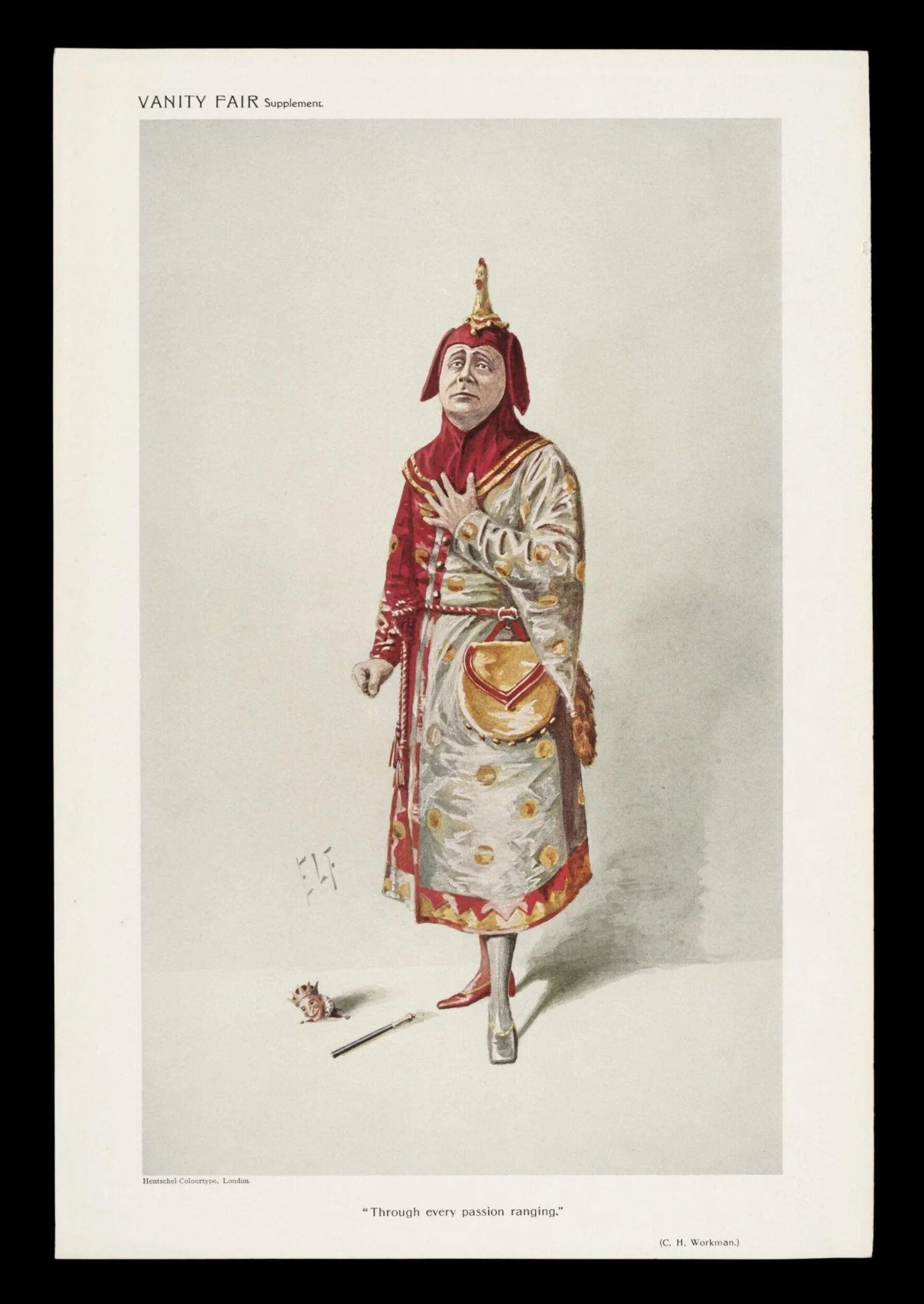 H Beard Print Collection, detail