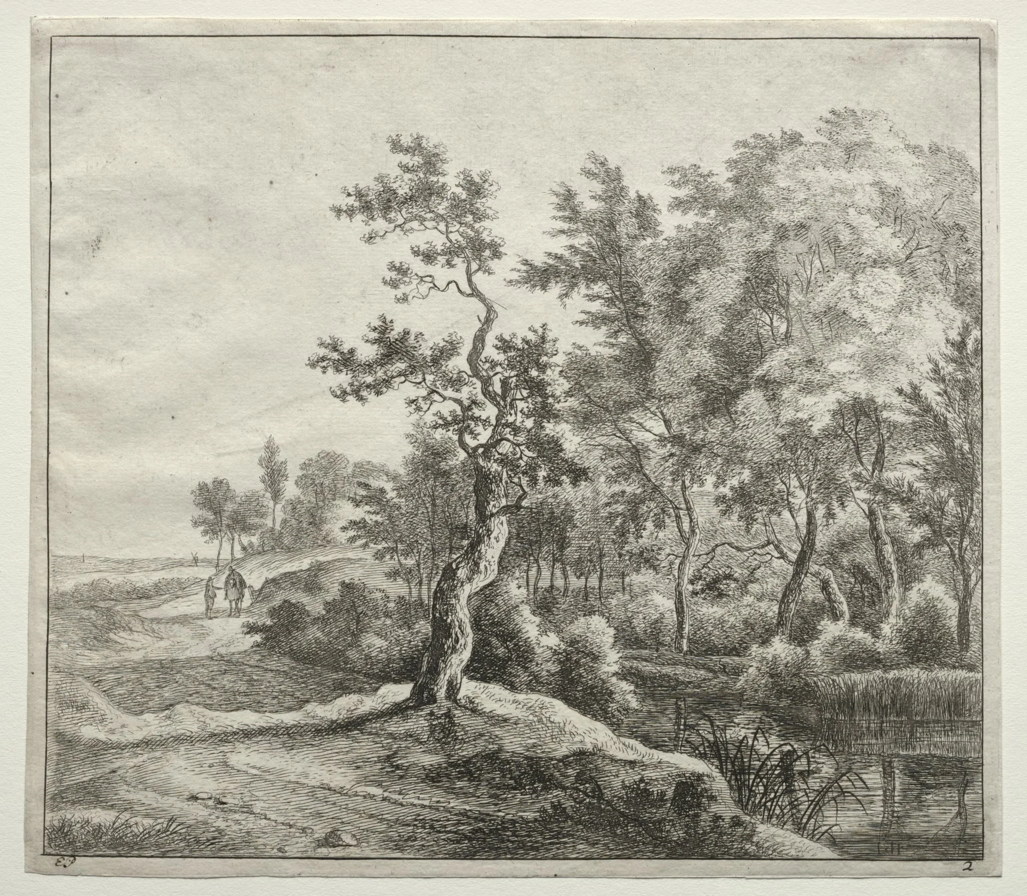 The Serpentine Road, detail