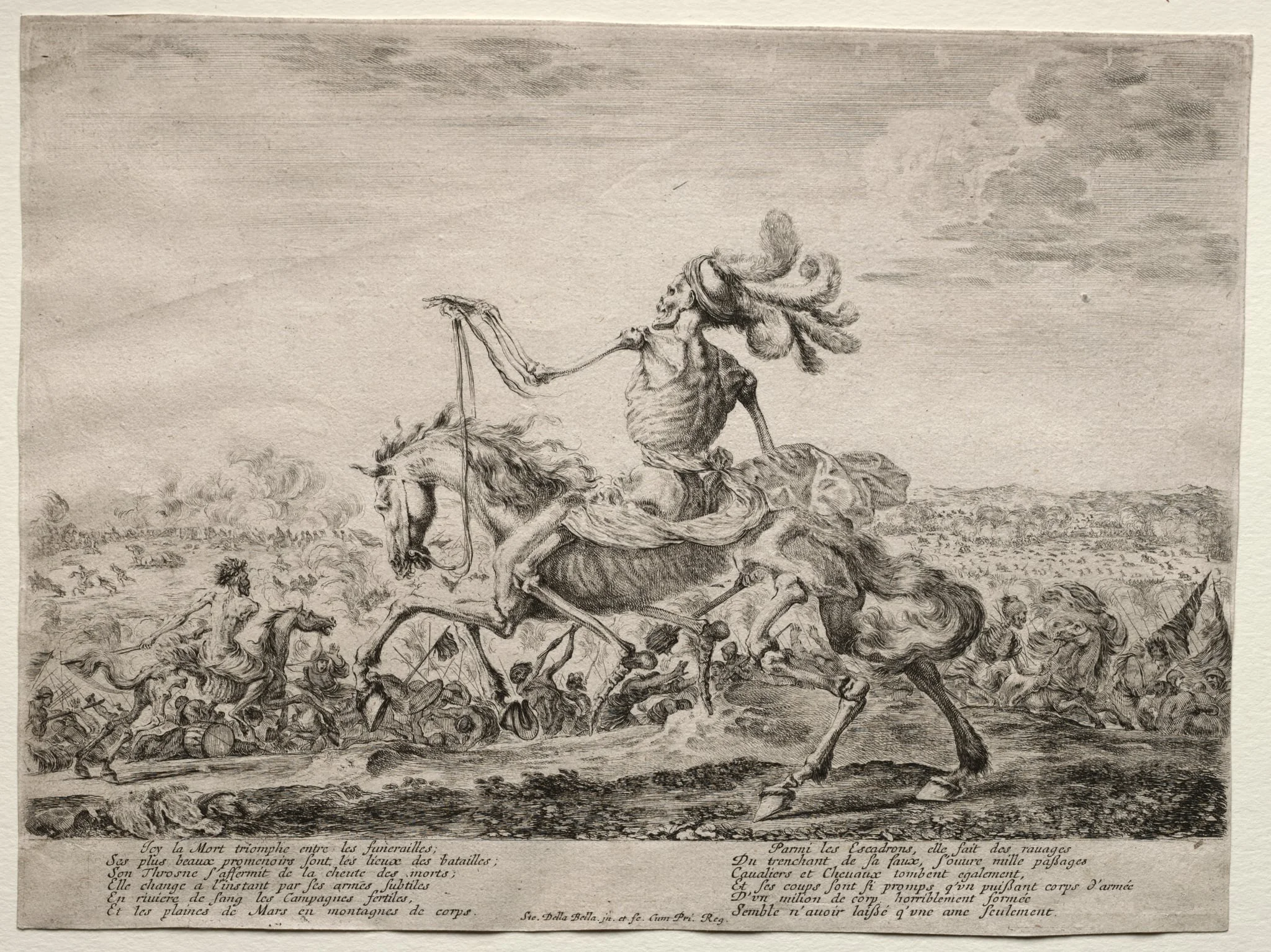 Death on the Battlefield, detail